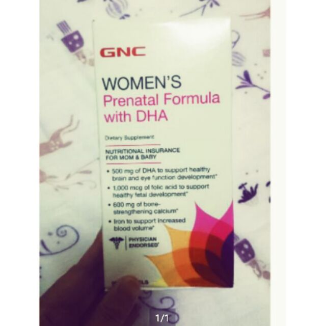 《現貨》全新GNC孕寶樂孕婦專用維他命+DHA 90粒