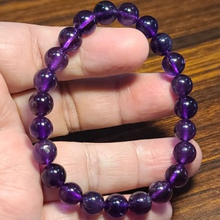 紫水晶 烏拉圭 手鍊 手環 手珠 8mm 天然 ❤水晶玉石特賣#R048