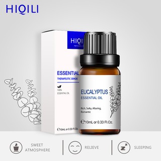 【HiQiLi】會七里尤加利10ml香薰加濕器專用室內家用100%純植物提取按摩單方精油