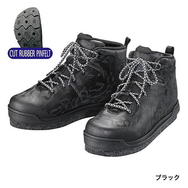 《SHIMANO》FS-080T 黑色短統防滑釘鞋 中壢鴻海釣具館  磯釣防滑鞋 可替換鞋底  20新款