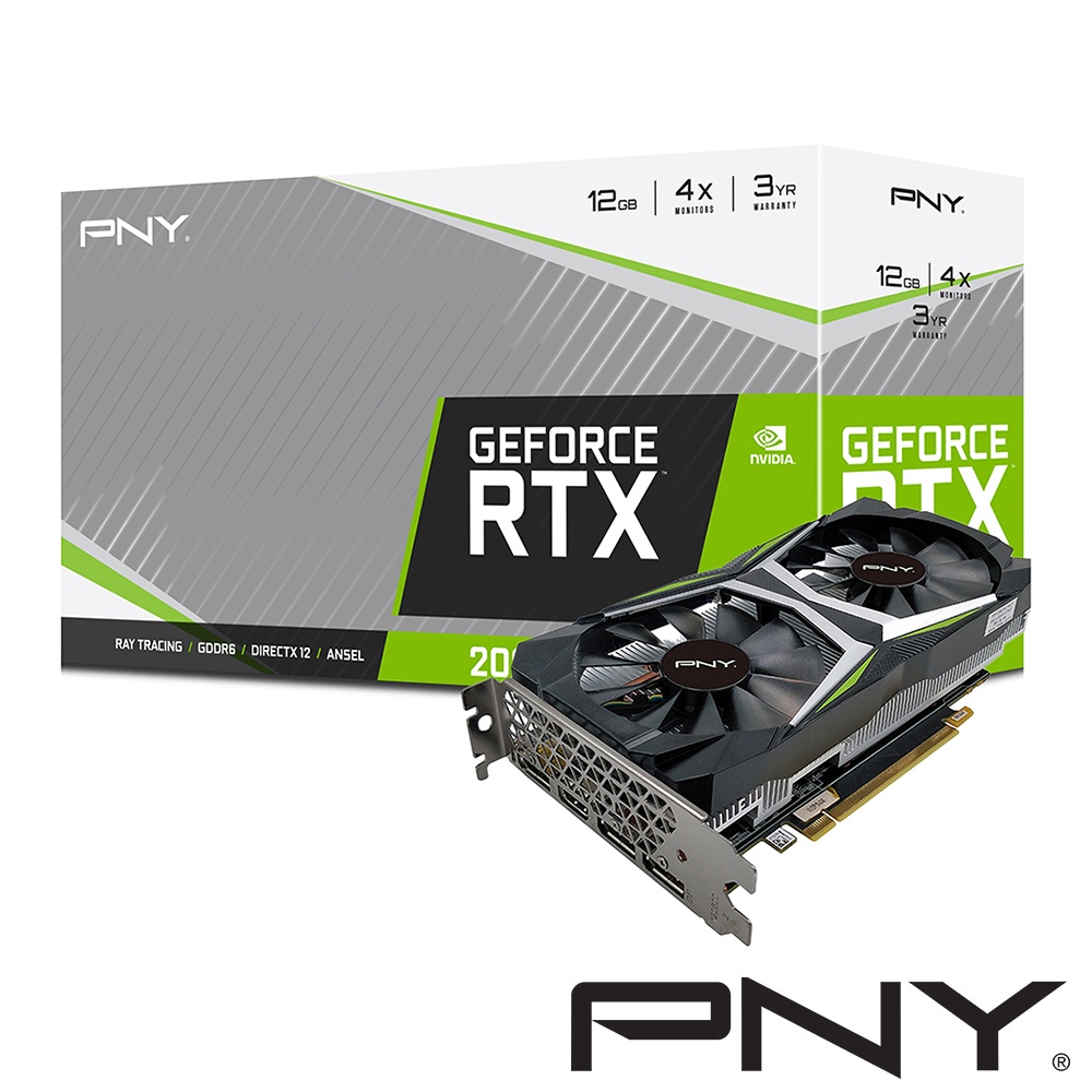 PNY GeForce RTX 2060 12GB UPRISING 顯示卡