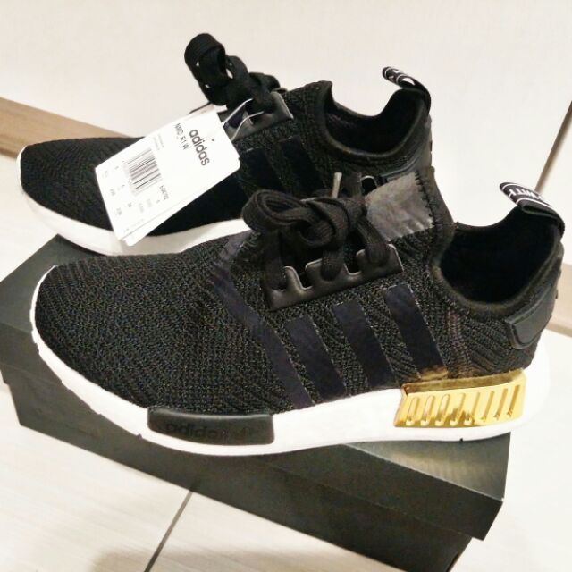 ADIDAS  NMD_R1 EG6702 黑金 尺寸23.5