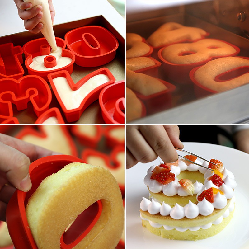 4吋數字矽膠模具 數字慕斯蛋糕模 甜品戚風生日蛋糕模具 生日數字翻糖模具 蛋糕裝飾模 翻糖模 蠟燭模 巧克力模 烘焙模具