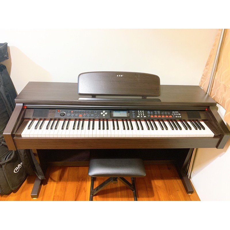 二手奧思諾88鍵 DP-2000 垂式觸感滑蓋電子鋼琴，贈琴椅，限彰化市自取及自行搬運
