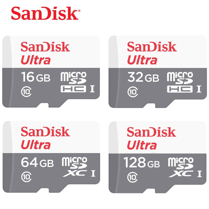 【原廠公司貨】 記憶卡 SanDisk 128G 64G 32G 16G microSD 手機 監視器 行車紀錄器