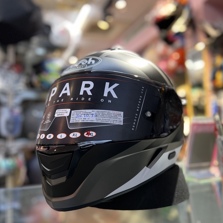 SP™ AIROH SPARK #6 消光 黑 灰 輕量化 全罩式安全帽 PINLOCK鏡片 內墨鏡