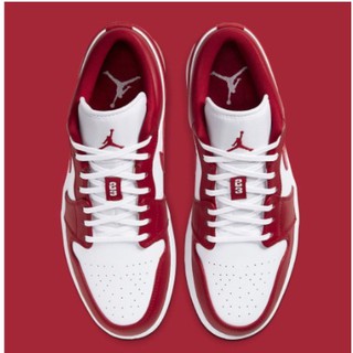jordan 1 low red white
