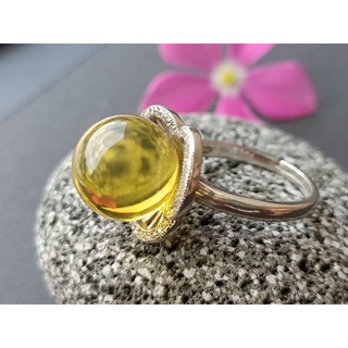（已售）隨心索鈺緬甸天然金珀戒指