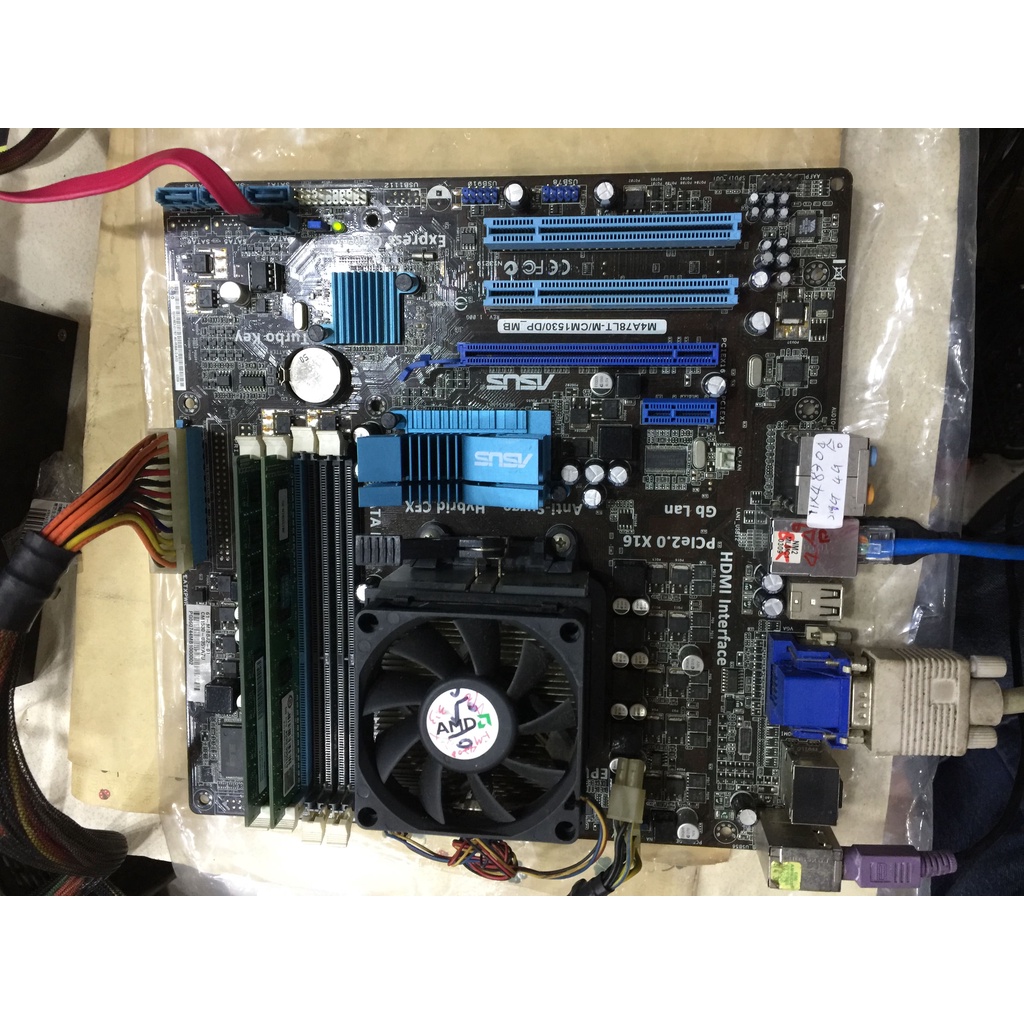 M4A78LT-M/CM1530/DP_MB/DDR3/PCI-E/SATA/AM3 X830 4核 DDR3 4G .