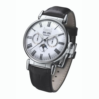 愛彼特ARBUTUS AR610SWB 三眼設計機械錶 多功能機械錶 真牛皮黑色錶帶 原廠公司貨