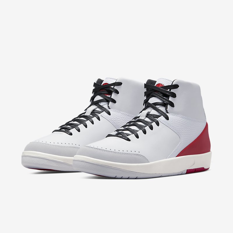 Nina Chanel Abney x Air Jordan 2 White Gym Red DQ0558-160