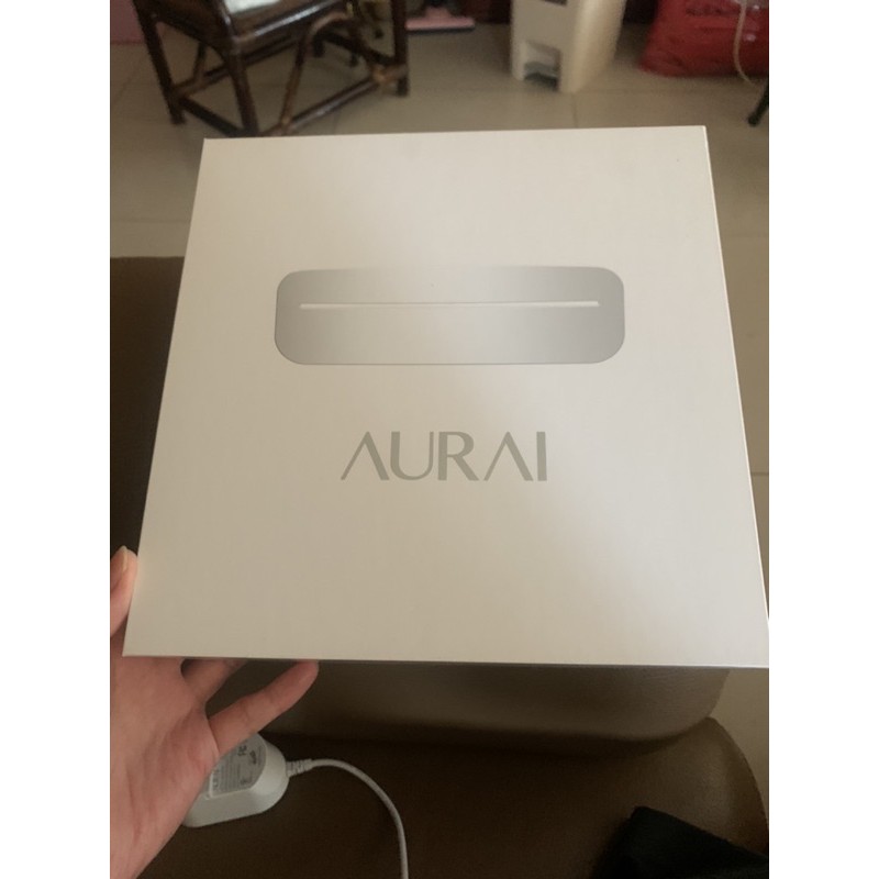 【二手】歐依萊 Aurai 水波式冷熱敷眼睛按摩器 眼部按摩器 附頸枕