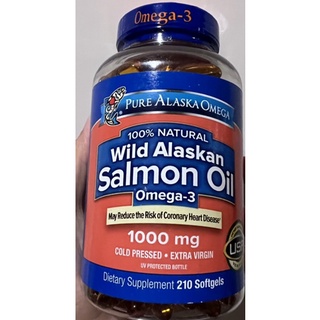 現貨 美國COSTCO購入 純阿拉斯加 Pure Alaska Omega Wild Fish Oil 野生鮭魚油210