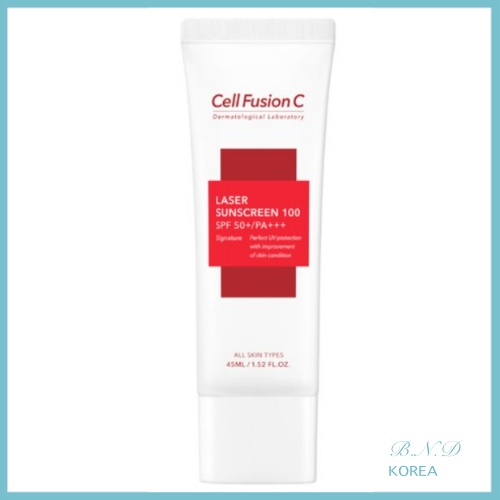 Cell Fusion C Laser  防晒霜 Sunscreen 100 SPF50+ PA+++ 45ml