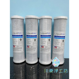 《現貨》美國品牌 Liquatec 10吋 通用規格 第二，三道濾芯 CTO 壓縮活性碳濾心 NSF認證濾芯