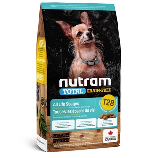 🔥毛毛🔥 紐頓 Nutram T28 無榖挑嘴全齡迷你犬 鮭魚鱒魚(小顆粒)