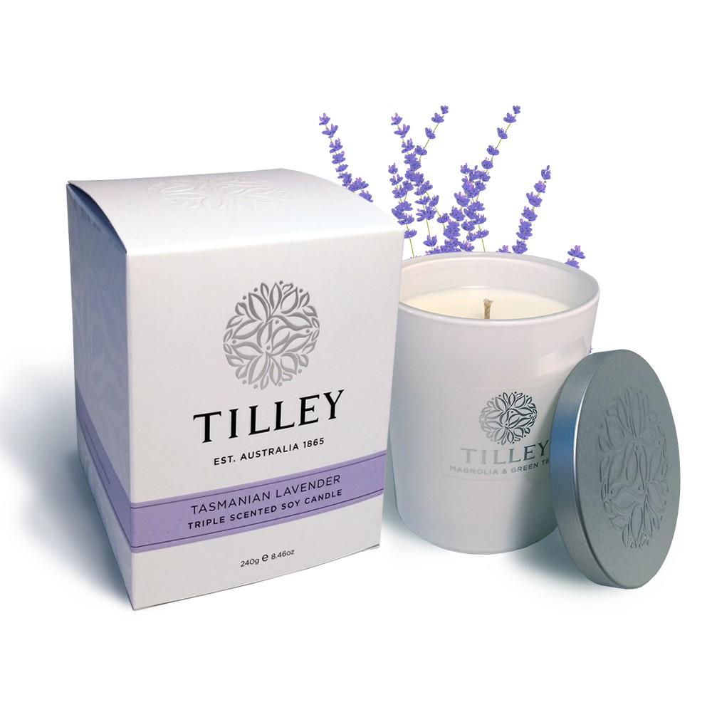 Tilley(百年特莉)-薰衣草香氛大豆蠟燭240g