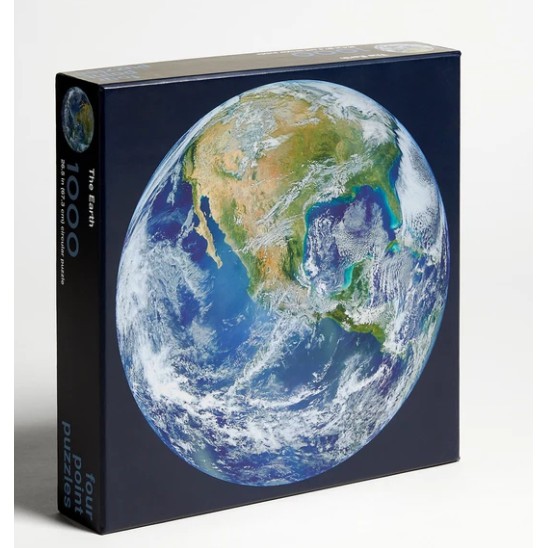 現貨免運  🇺🇸代購 最後一組Four point puzzle 地球月球 1000PCs 拼圖 聖誕禮物