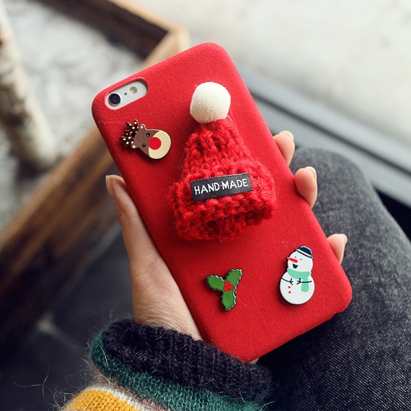 iPhone7 聖誕紅小紅帽手機保護套
