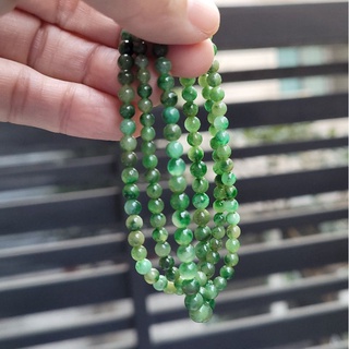 嗨，寶貝銀飾珠寶* 翡翠飾品☆保證緬甸玉A貨 色澤濃鬱 冰種雙彩 三彩 陽綠 辣綠翡翠塔珠手鍊 項鍊 珠鍊15
