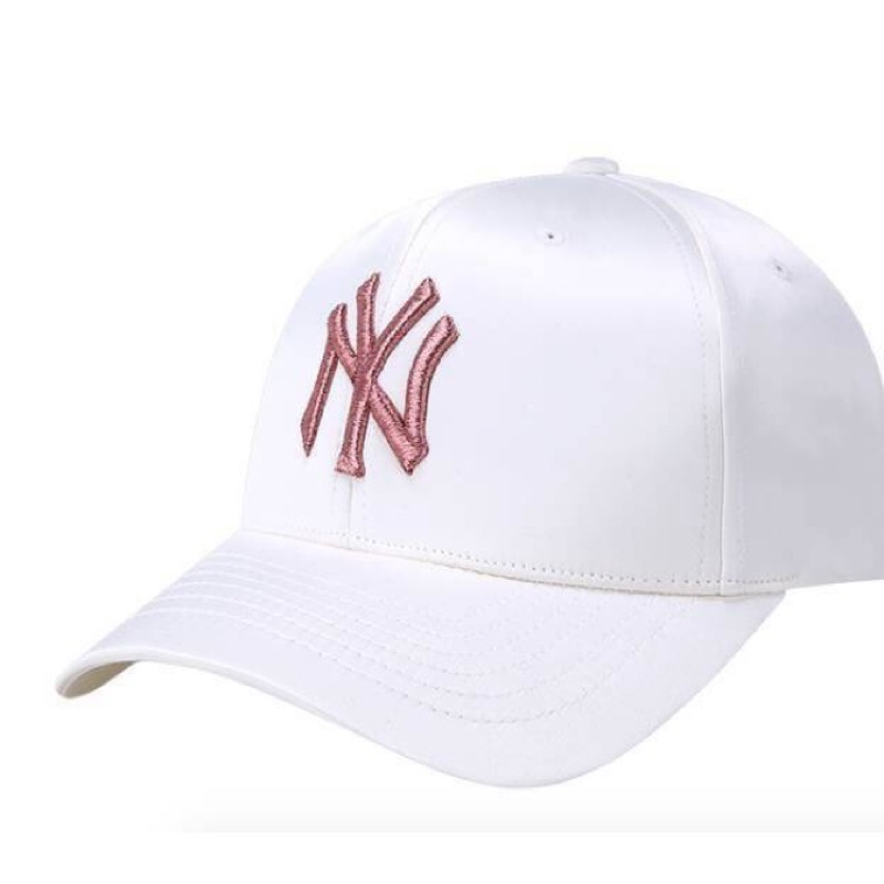 MLB 洋基帽 緞帶 蝴蝶結🎀 蕾絲 棒球帽 正韓 白色 黑色