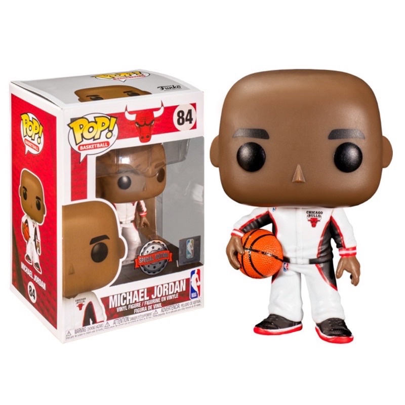 FUNKO POP 84 特別款NBA 公牛隊 麥可喬丹 白色熱身服 MICHAEL JORDAN MJ 限定版