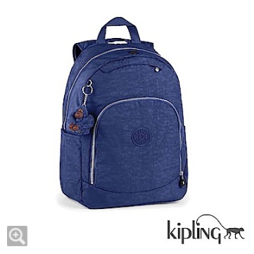 Kipling 後背包 深藍素面