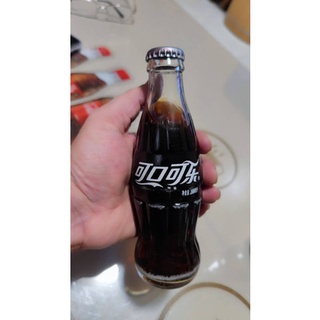 可口可樂中國西安地區玻璃瓶200ml銀蓋版本原水原蓋