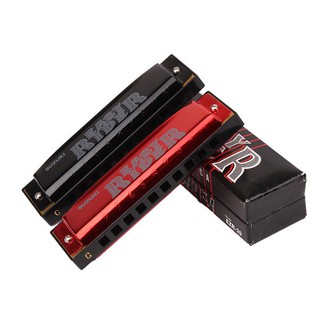 【老羊樂器店】開發票 日本 SUZUKI EASY RIDER EZR-20 C,G,A調 10孔 藍調口琴 民謠口琴