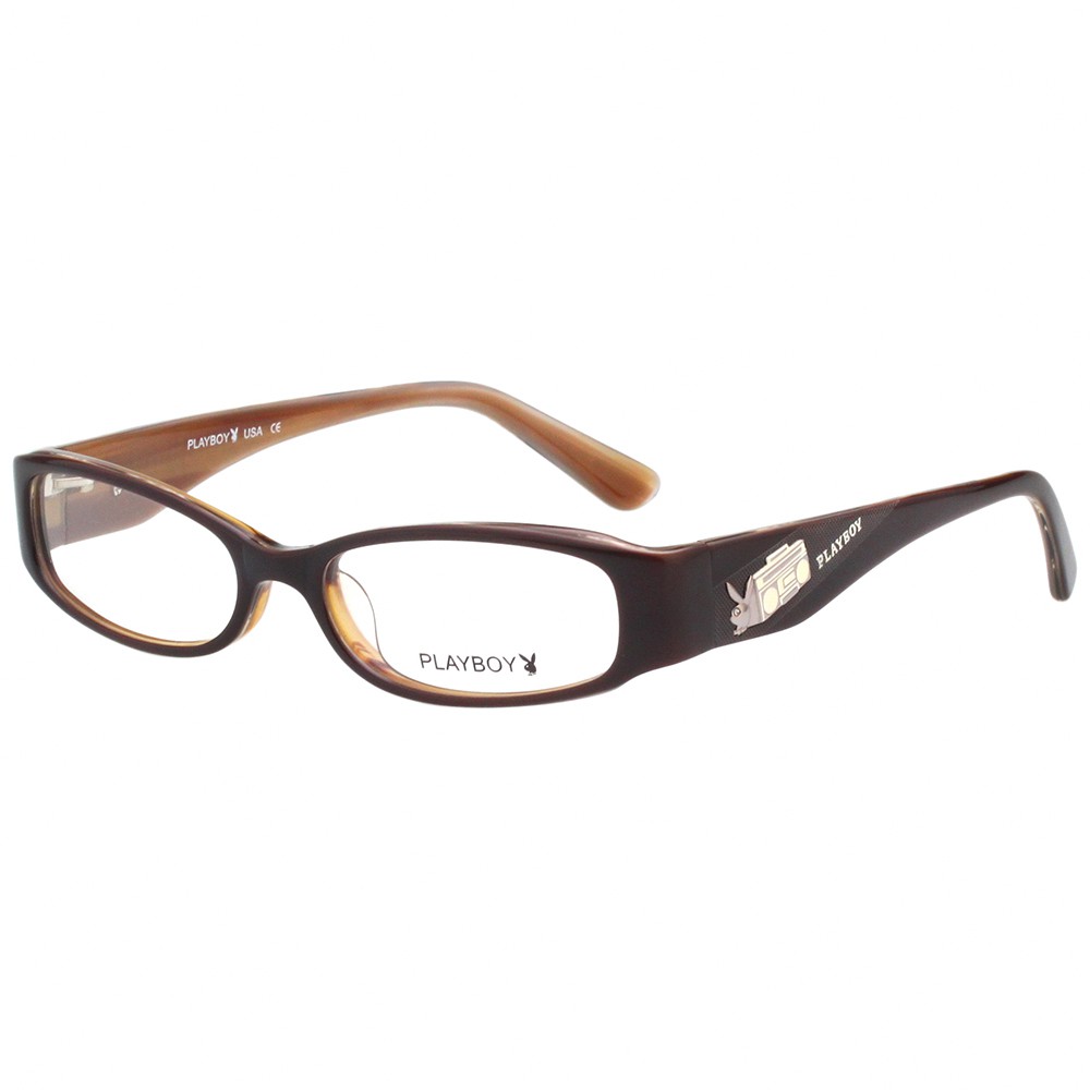 PLAYBOY 鏡框眼鏡(咖啡紅)PB85156