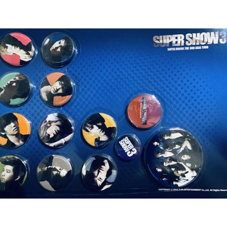 [現貨] SUPER JUNIOR SUPER SHOW 3 官方周邊 徽章組 胸章組