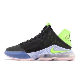Nike Lebron XIX Low EP 19 低筒 黑 螢光綠 氣墊 男鞋 LBJ【ACS】 DO9828-001