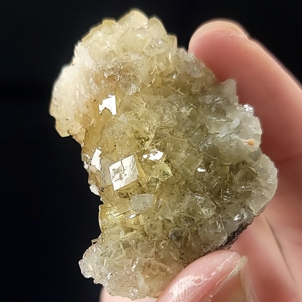 𝒜𝓁𝒾𝒸𝒾𝒶𝒢𝑒𝓂𝓈𝓉❀𝓃𝑒 26 西班牙黃螢石 共生白雲石 方解石