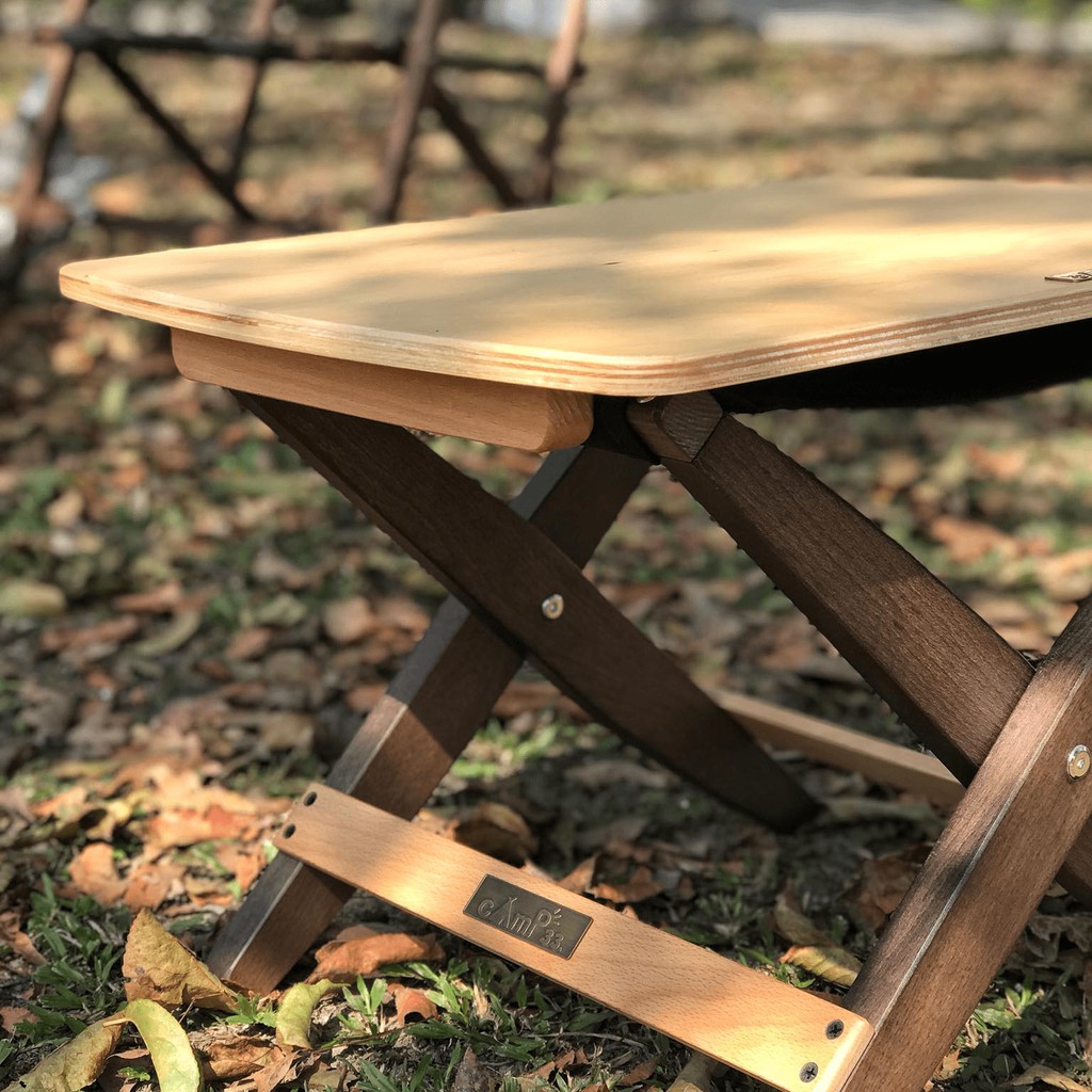 Camp33 折疊椅桌板 MIT [Luying森之露] 桌板 胡桃木色 防水 露營家具