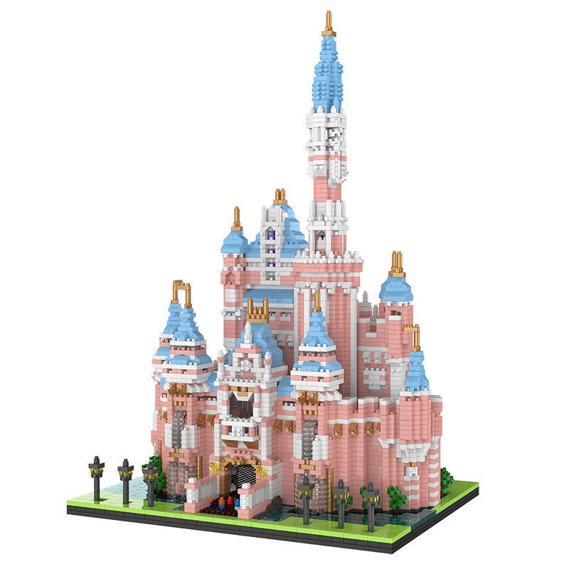 爆款推薦兼容樂高積木泰姬陵成年高難度迪士尼微顆粒拼裝建筑城堡模型玩具
