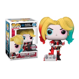 Funko POP! DC-Super Heroes :Harley Quinn With Boombox 279 全新