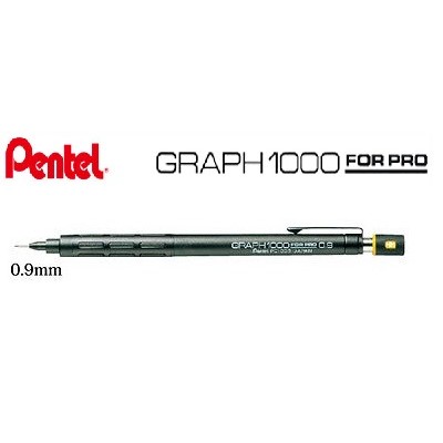 【筆倉】日本原裝 飛龍 Pentel GRAPH 1000 製圖鉛筆 PG1009 (0.9mm)