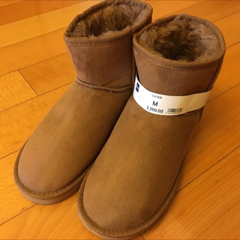 GU 咖啡色(駝色/棕色)低筒雪靴 (emu ugg)