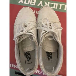 vans 白鞋 小白鞋 帆布鞋