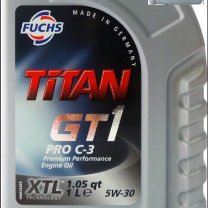 【FUCHS 福斯】TITAN、GT1 PRO C3、5W30、全合成機油、1L/罐【德國進口】單買區