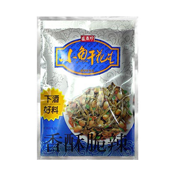 蝦皮代開發票 盛香珍 小魚干花生 80g