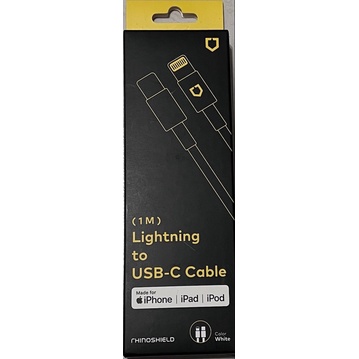 lightning to USB-C Cable原廠認證 犀牛盾充電線