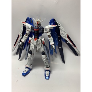 {鋼彈的屋-模型工作室} 萬代 RG 1/144 自由 金屬塗裝 完成品 （實品如圖） 鋼彈 模型 代工