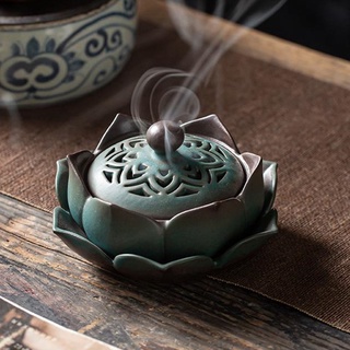 ✨臺灣出貨✨香道香爐 陶瓷蓮花香爐 盤香爐 塔香爐 禪意香薰爐 香篆爐 室內沉香檀香爐 香道工具 香道工具 室內香氛