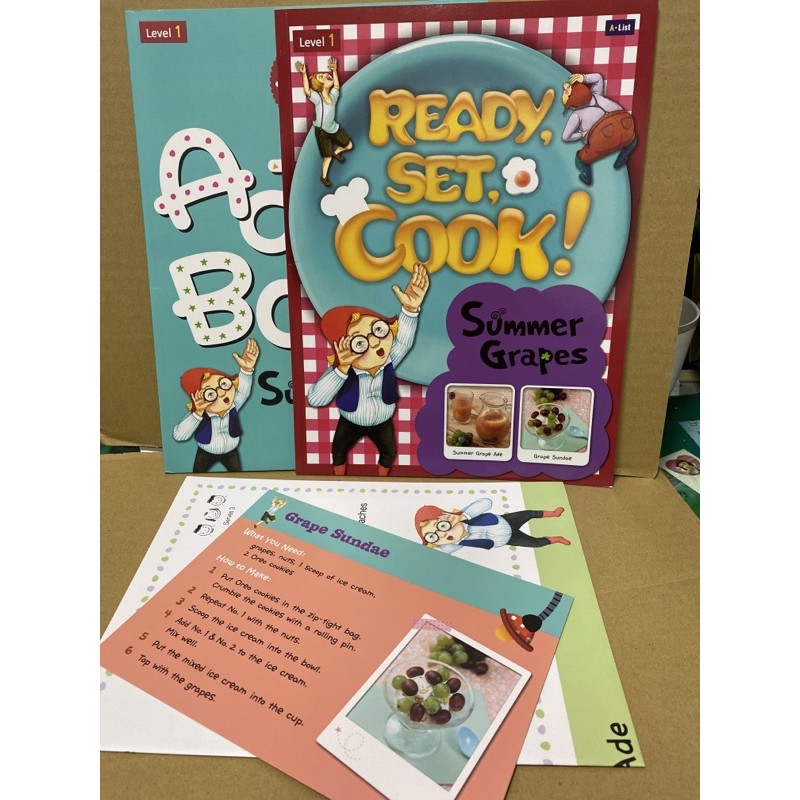 全新敦煌書局兒童英文教材ready Set Cook Level 1 蝦皮購物