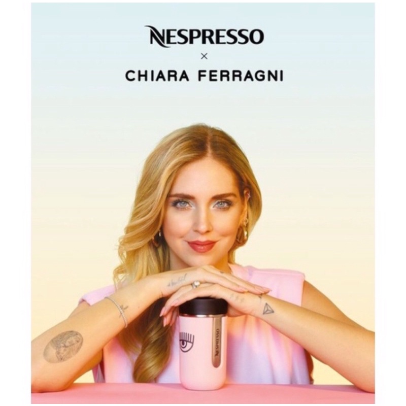 Nespresso x Chiara Ferragni聯名限量款 咖啡隨行杯保溫杯現貨