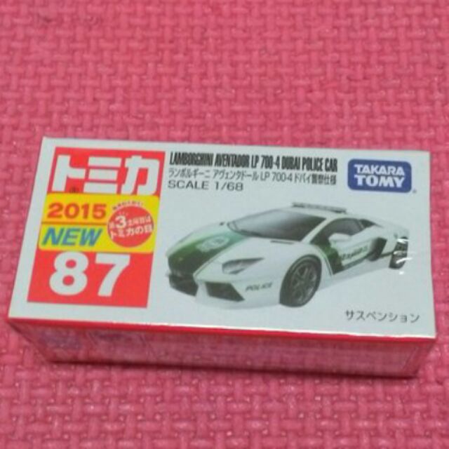 TOMICA NO.87 (87-7) 藍寶堅尼 LAMBORGHINI LP700-4 杜拜警車 杜拜 警車