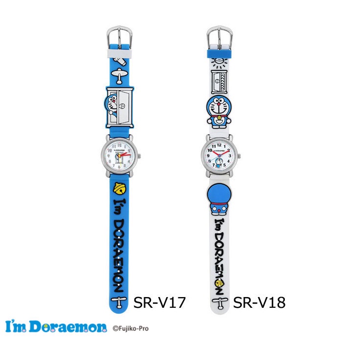 {日本製造 中國組裝} Doraemon 哆啦A夢 小叮噹 叮噹 3D手錶 兒童手錶 軟矽膠錶帶 Fujiko Pro