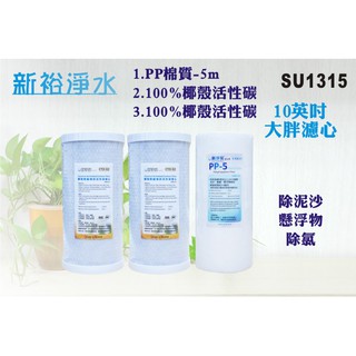 【新裕淨水】10英吋大胖濾心組合.濾水器.淨水器.水塔過濾器(貨號SU1315)