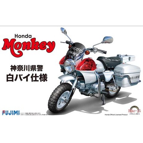 1/12 Honda Monkey POLICE Bike 白警 警用機車式樣 FUJIMI Bike15 富士美
